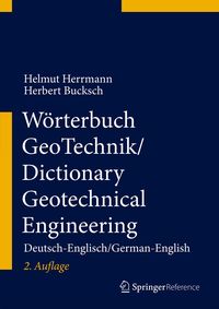 Bild vom Artikel Wörterbuch GeoTechnik/Dictionary Geotechnical Engineering vom Autor Helmut Herrmann