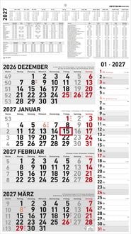 Produktbild: 4-Monatskalender Kombi 2027