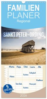Produktbild: Familienplaner 2026 - Sankt Peter-Ording. Licht, Schatten und Natur mit 5 Spalten (Wandkalender, 21 x 45 cm) CALVENDO