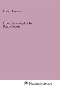 Produktbild: &Uuml;ber die europ&auml;ischen Raubfliegen