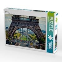 Produktbild: CALVENDO Puzzle Eiffelturm | 1000 Teile Lege-Gr&ouml;&szlig;e 64x48cm Foto-Puzzle f&uuml;r gl&uuml;ckliche Stunden