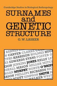 Produktbild: Surnames and Genetic Structure