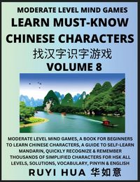 Produktbild: Chinese Character Recognizing Puzzle Game Activities (Volume 8)