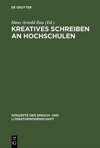 Produktbild: Kreatives Schreiben an Hochschulen