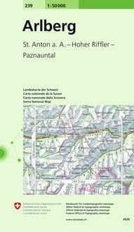Produktbild: Swisstopo 1 : 50 000 Arlberg