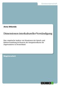 Produktbild: Dimensionen interkultureller Verst&auml;ndigung