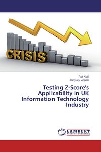 Produktbild: Testing Z-Score's Applicability in UK Information Technology Industry