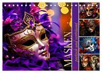 Produktbild: MASKEN - poetisch und vertr&auml;umt (Tischkalender 2026 DIN A5 quer), CALVENDO Monatskalender
