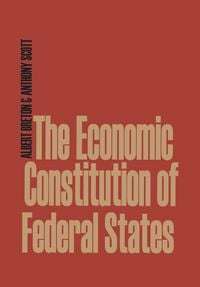 Produktbild: The Economic Constitution of Federal States