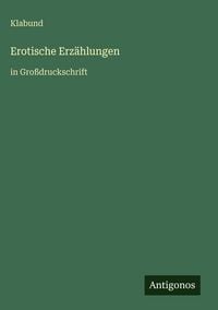 Produktbild: Erotische Erz&auml;hlungen