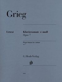 Produktbild: Edvard Grieg - Klaviersonate e-moll op. 7