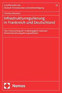 Produktbild: Infrastrukturregulierung in Frankreich und Deutschland