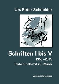 Produktbild: Schriften I bis V (1955-2015)