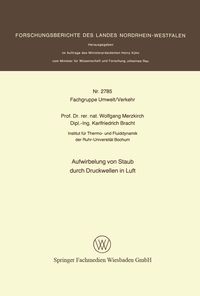 Produktbild: Aufwirbelung von Staub durch Druckwellen in Luft