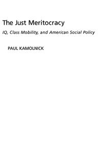 Produktbild: The Just Meritocracy