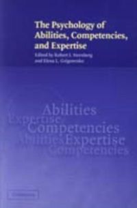 Produktbild: Psychology of Abilities, Competencies, and Expertise