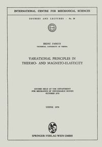 Produktbild: Variational Principles in Thermo- and Magneto-Elasticity