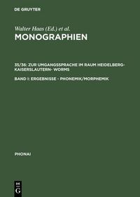 Produktbild: Zur Umgangssprache im Raum Heidelberg-Kaiserslautern- Worms