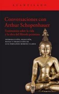 Produktbild: Conversaciones con Arthur Schopenhauer : testimonios sobre la vida y obra del fil&oacute;sofo pesimista
