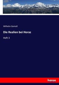 Produktbild: Die Realien bei Horaz