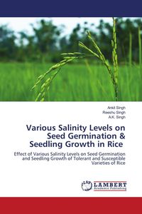 Produktbild: Various Salinity Levels on Seed Germination & Seedling Growth in Rice