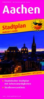 Produktbild: Aachen. Stadtplan 1:14 000