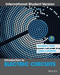 Produktbild: Dorf, R: Introduction to Electric Circuits