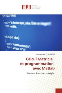 Produktbild: Calcul Matriciel et programmation avec Matlab