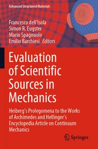 Produktbild: Evaluation of Scientific Sources in Mechanics
