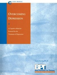 Produktbild: Emery, G: Overcoming Depression - Client Manual