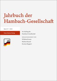 Produktbild: Jahrbuch der Hambach-Gesellschaft 27 (2020)