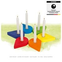 Produktbild: Goki 60701 - Geburtstagskranz, 6-teilig, Holz