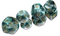 Produktbild: Thracian Smokey Sacrifice Dice - DCC Funky 7-Set