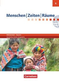Produktbild: Menschen-Zeiten-R&auml;ume - Arbeitsbuch f&uuml;r Geschichte/Politik/Geographie Mittelschule Bayern - Ausgabe ab 2017 - 6. Jahrgangsstufe