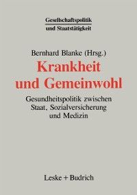 Produktbild: Krankheit und Gemeinwohl