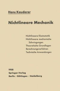 Produktbild: Nichtlineare Mechanik