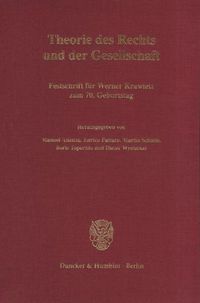 Produktbild: Theorie des Rechts und der Gesellschaft.
