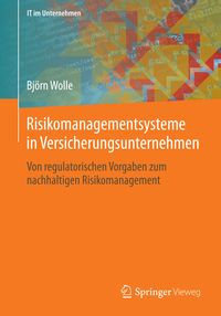 Produktbild: Risikomanagementsysteme in Versicherungsunternehmen