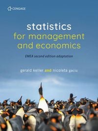 Produktbild: Statistics for Management and Economics