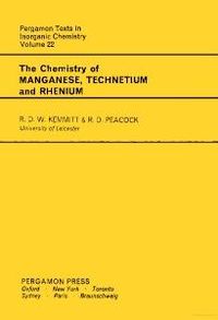 Produktbild: The Chemistry of Manganese, Technetium and Rhenium