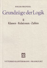 Bild vom Artikel Grundzüge der Logik II vom Autor Wilhelm K. Essler