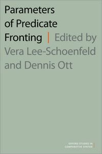 Produktbild: Parameters of Predicate Fronting