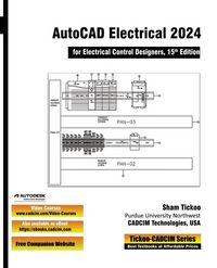 Produktbild: AutoCAD Electrical 2024 for Electrical Control Designers, 15th Edition