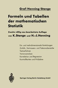 Produktbild: Formeln und Tabellen der mathematischen Statistik