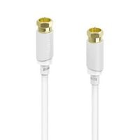 Produktbild: Hama Antennen, SAT Anschlusskabel [1x Koaxial-Stecker - 1x Koaxial-Stecker] 3m 120 dB Wei&szlig;