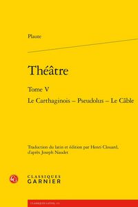 Produktbild: Theatre Tome 5 : Le Carthaginois - Pseudolus - Le Cable