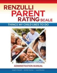 Produktbild: Foreman, J: Renzulli Parent Rating Scale Administration Manu