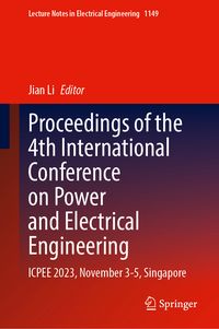 Produktbild: Proceedings of the 4th International Conference on Power and Electrical Engineering