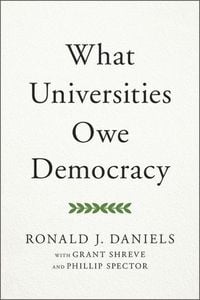 Produktbild: What Universities Owe Democracy