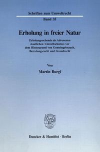Bild vom Artikel Erholung in freier Natur. vom Autor Martin Burgi